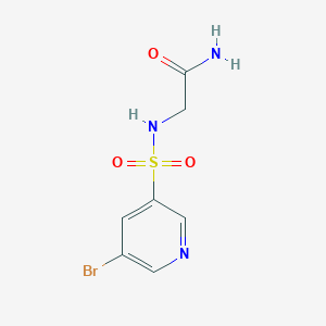2-(5-Bromopyridine-3-sulfonamido)acetamide