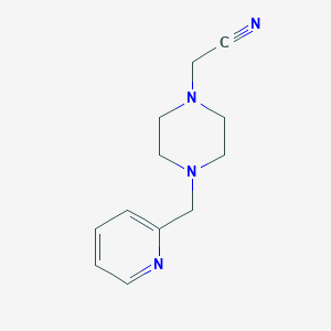 (4-Pyridin-2-ylmethyl-piperazin-1-yl)-acetonitrile