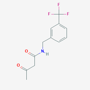 3-oxo-N-(3-(trifluoromethyl)benzyl)butanamide