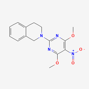 2-(4,6-Dimethoxy-5-nitropyrimidin-2-yl)-1,2,3,4-tetrahydroisoquinoline