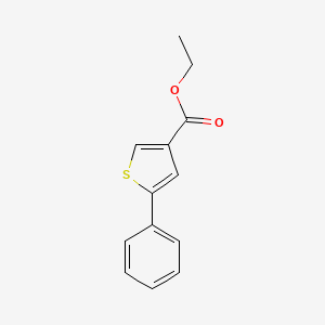 molecular formula C13H12O2S B8592927 Ethyl 5-phenylthiophene-3-carboxylate CAS No. 99578-57-1