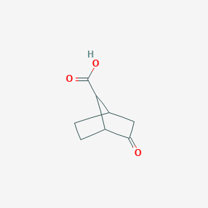 molecular formula C8H10O3 B8592930 2-Oxobicyclo[2.2.1]heptane-7-carboxylic acid 