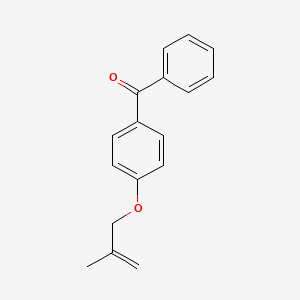 molecular formula C17H16O2 B8592942 4-Methallyloxybenzophenone 