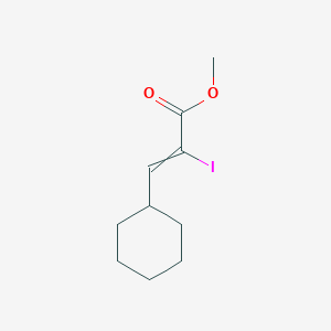 Methyl 3-cyclohexyl-2-iodoprop-2-enoate