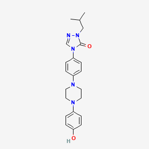 3H-1,2,4-Triazol-3-one, 2,4-dihydro-4-[4-[4-(4-hydroxyphenyl)-1-piperazinyl]phenyl]-2-(2-methylpropyl)-