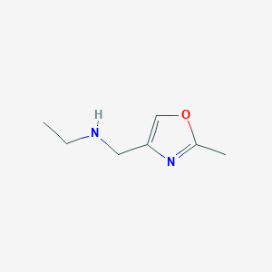 molecular formula C7H12N2O B8593006 Ethyl-(2-methyl-oxazol-4-ylmethyl)-amine 