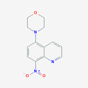 molecular formula C13H13N3O3 B8593026 5-Morpholin-4-yl-8-nitro-quinoline 