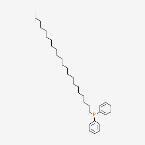 molecular formula C34H55P B8593056 Docosyl(diphenyl)phosphane CAS No. 105625-02-3