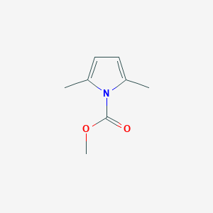 molecular formula C8H11NO2 B8593064 Methyl 2,5-dimethyl-1H-pyrrole-1-carboxylate CAS No. 5044-30-4