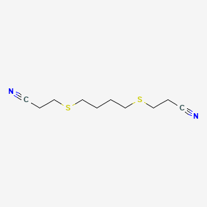 molecular formula C10H16N2S2 B8593134 4,9-Dithiadodecanedinitrile CAS No. 62508-37-6