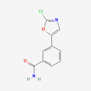 3-(2-Chlorooxazol-5-yl)benzamide
