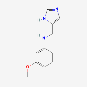 (3H-Imidazol-4-ylmethyl)-(3-methoxy-phenyl)-amine