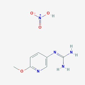 1-(6-Methoxypyridin-3-yl)guanidine nitrate