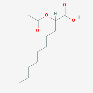 molecular formula C12H22O4 B8593217 2-Acetoxydecanoic acid CAS No. 65299-36-7