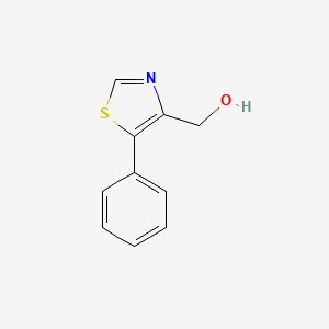 molecular formula C10H9NOS B8593234 (5-Phenylthiazol-4-yl)methanol 