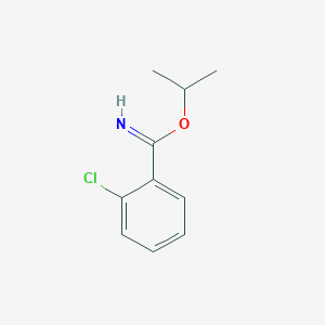 B8593306 Propan-2-yl 2-chlorobenzene-1-carboximidate CAS No. 84377-03-7