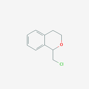 molecular formula C10H11ClO B8593366 1-(chloromethyl)-3,4-dihydro-1H-2-benzopyran 