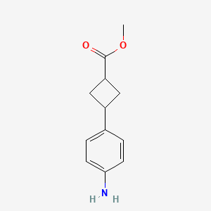 Methyl 3-(4-aminophenyl)cyclobutane-1-carboxylate