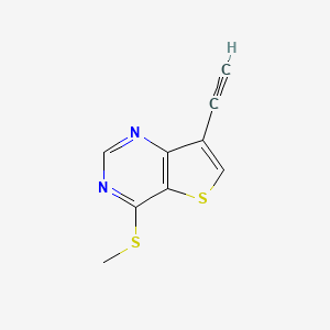 7-Ethynyl-4-(methylthio)thieno[3,2-d]pyrimidine