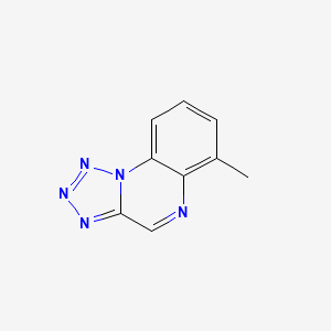 molecular formula C9H7N5 B8593455 6-Methyltetrazolo[1,5-a]quinoxaline CAS No. 61148-18-3
