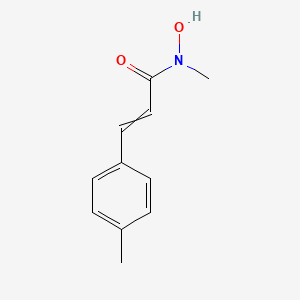 molecular formula C11H13NO2 B8593463 N-Hydroxy-N-methyl-3-(4-methylphenyl)prop-2-enamide CAS No. 106328-09-0
