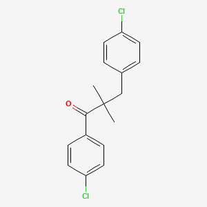 1,3-Bis(4-chlorophenyl)-2,2-dimethylpropan-1-one