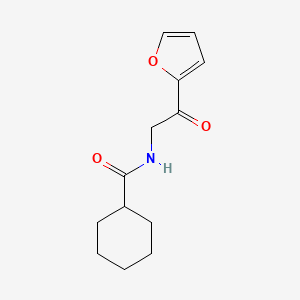 N-(2-(Furan-2-yl)-2-oxoethyl)cyclohexanecarboxamide