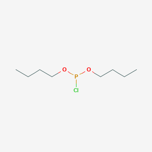 molecular formula C8H18ClO2P B8593545 Chlorophosphonous acid dibutyl ester CAS No. 4124-92-9