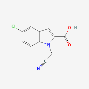 5-Chloro-1-cyanomethyl-1H-indole-2-carboxylic acid