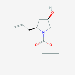 tert-butyl (2S,4R)-2-allyl-4-hydroxypyrrolidine-1-carboxylate