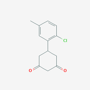 5-(2-Chloro-5-methylphenyl)cyclohexane-1,3-dione