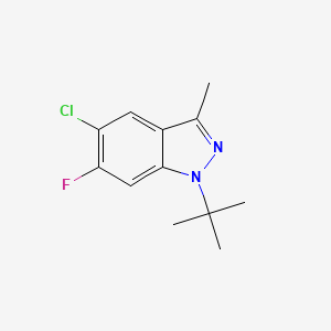 1-tert-butyl-5-chloro-6-fluoro-3-methyl-1H-indazole