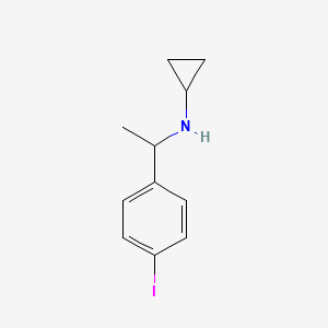 N-[1-(4-iodophenyl)ethyl]cyclopropanamine