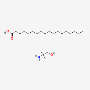 molecular formula C22H47NO3 B8593651 Stearic acid, 2-amino-2-methylpropanol salt CAS No. 68951-62-2