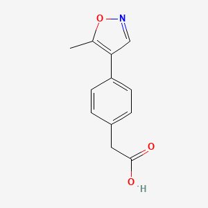 [4-(5-Methylisoxazol-4-yl)phenyl]acetic acid