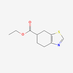 molecular formula C10H13NO2S B8593671 6-Ethoxycarbonyl-4,5,6,7-tetrahydro-benzo[d]thiazole 