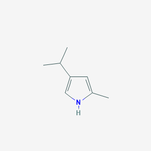 molecular formula C8H13N B8593695 2-Methyl-4-isopropylpyrrole 