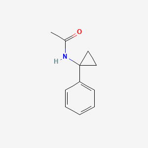 molecular formula C11H13NO B8593843 N-(1-phenylcyclopropyl)acetamide 