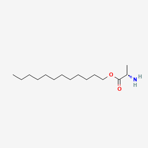 molecular formula C15H31NO2 B8593876 dodecyl L-alaninate 