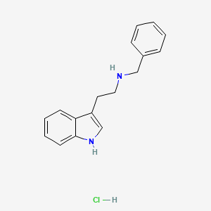 molecular formula C17H19ClN2 B8593881 N-benzyl-tryptamine hydrochloride CAS No. 63938-61-4