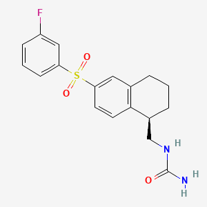 molecular formula C18H19FN2O3S B8593900 Landipirdine CAS No. 895534-11-9