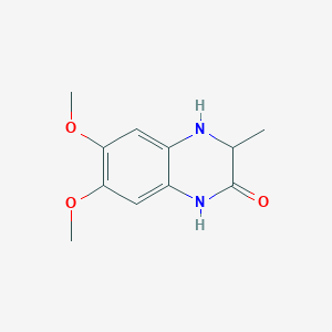 6,7-Dimethoxy-3-methyl-3,4-dihydroquinoxalin-2(1H)-one