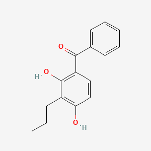 B8594091 (2,4-Dihydroxy-3-propylphenyl)(phenyl)methanone CAS No. 79557-81-6