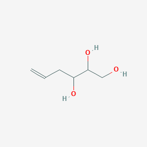 molecular formula C6H12O3 B8594097 5-Hexene-1,2,3-triol CAS No. 89534-51-0