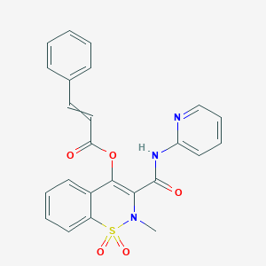 molecular formula C24H19N3O5S B8594101 SPA-S 510; Sinartol; Sinartrol; Zelis; Zen 