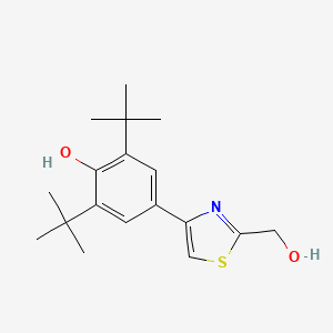 2,6-Ditert-butyl-4-[2-(hydroxymethyl)-1,3-thiazol-4-yl]phenol