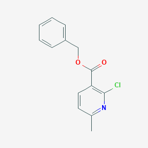 molecular formula C14H12ClNO2 B8594129 Benzyl 2-chloro-6-methylpyridine-3-carboxylate CAS No. 689150-60-5