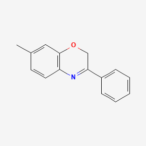 molecular formula C15H13NO B8594169 7-methyl-3-phenyl-2H-1,4-benzoxazine CAS No. 500903-24-2