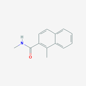 molecular formula C13H13NO B8594213 N,1-dimethylnaphthalene-2-carboxamide 