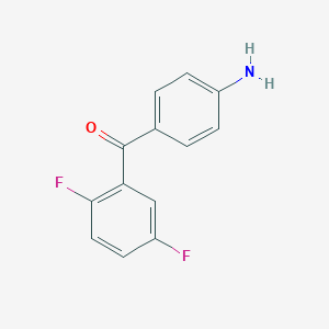 molecular formula C13H9F2NO B8594349 4'-Amino-2,5-difluorobenzophenone 